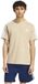 Adidas Essentials 3 Stripes Single Jersey Left Chest Branded T-shirt Korte Mouwen Beige M Man