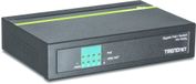 TRENDnet TPE-TG50g - Netwerk-switch - Zwart