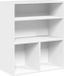 vidaXL Boekenkast wit 60x30x71,5 cm bewerkt hout