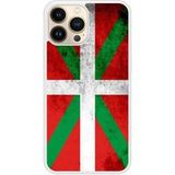 iPhone 13 Pro Max Drapeau Basque Bedrukt Siliconen Hoesje