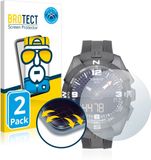 BROTECT - Screenprotector voor Tissot T-Touch Connect Solar - Film Beschermfolie transparant volledige dekking - 2 Stuks