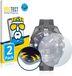 BROTECT - Screenprotector voor Tissot T-Touch Connect Solar - Film Beschermfolie transparant volledige dekking - 2 Stuks