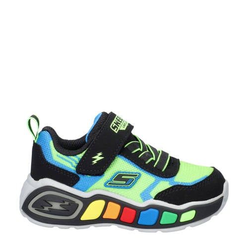 Skechers Play Scene sneakers met lichtjes zwart/groen