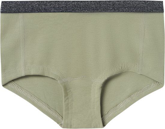 NAME IT NKFHIPSTER 2P NOOS Girls' Underwear - Size 122/128 - Seagrass