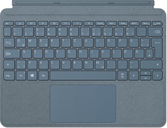 Microsoft Go Type Cover QWERTZ Blauw