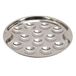 COOK CONCEPT, KU6712, Elegant stainless steel plate for 12 snails, ideal for convivial dinners, easy to clean and heat resistant, size 12, silver color