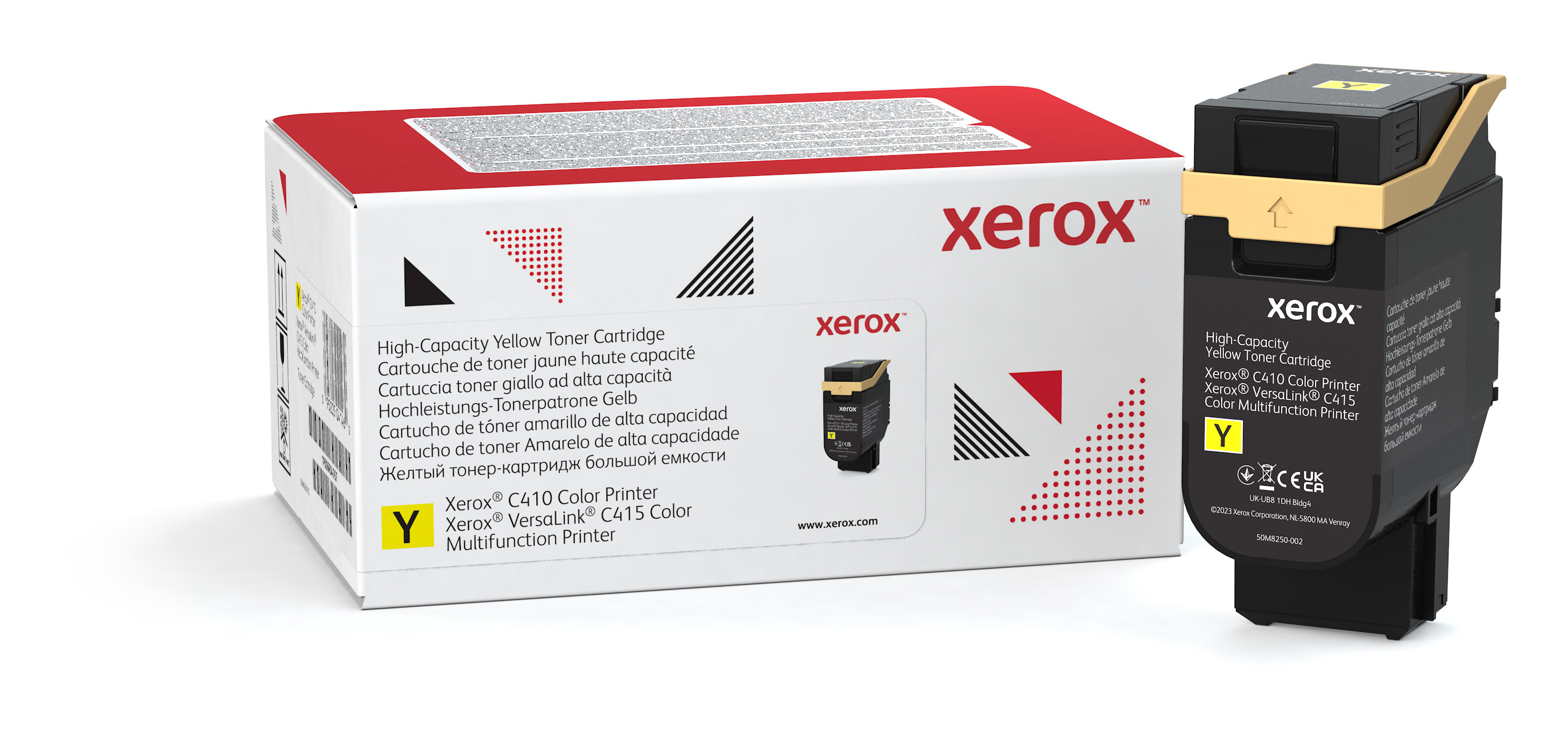 Xerox   VersaLink C410/C415 cassette gele toner grote capaciteit (7.000 pagina&#39;s)