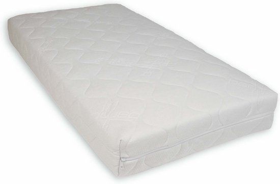 Prénatal Pocketveer Matras - Kindermatras Bamboe - 60 x 120 - Wit