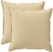 vidaXL - Housse de coussin - 2 pièces - BOIS - Beige - 60 x 60 cm - Polyester