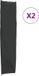 vidaXL Parasolhoes Zwart 240x57/57 cm 420D Oxford Stof