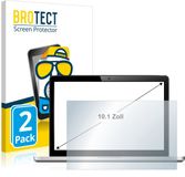 BROTECT - Screenprotector voor Laptops met 10.1 inch Schermen [223 mm x 126 mm, 16:9] Folie Beschermfolie matte 2 Stuks