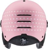 Uvex rocket jr visor Zwart, Roze