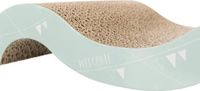 TRIXIE Onda Junior poteau griffoir pour chat, 38x7x18 cm, beige, en carton recyclable
