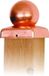 Intergard Paalornament bol koper 71x71mm