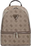 GUESS Silia Backpack Latte Logo Lichtbruin