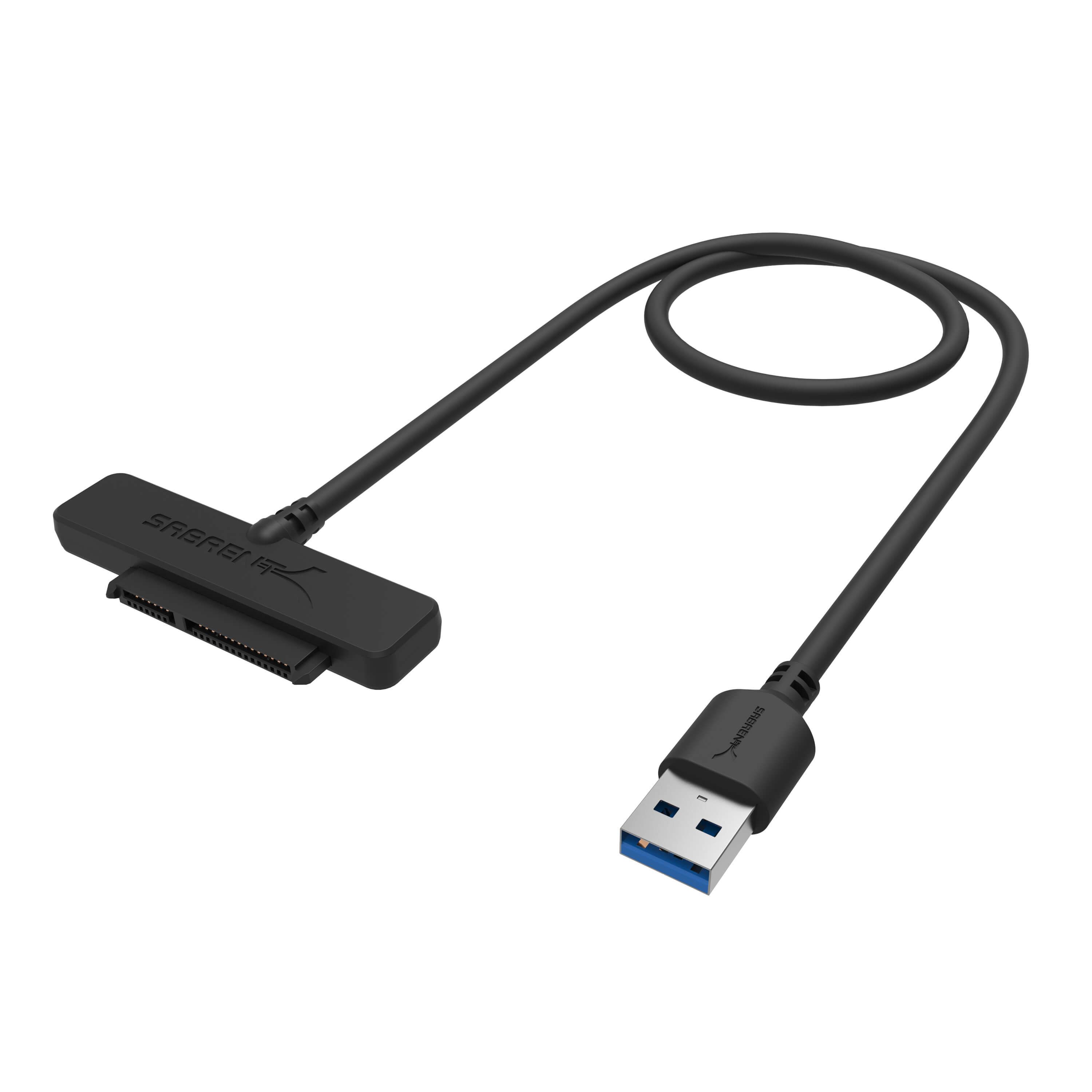 Sabrent EC-SSHD - External Hard Drive Enclosure - Black