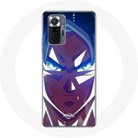 Maniacase Etui voor Xiaomi Redmi Note 10 Pro Dragon Ball Goku Boos gezicht