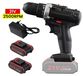 StarTech 21V accu-boormachine/schroefmachine - slagboormachine - borstelloze motor - 2 versnellingen - 2 accu's inbegrepen - handmatig bedienbaar - stijlvol design