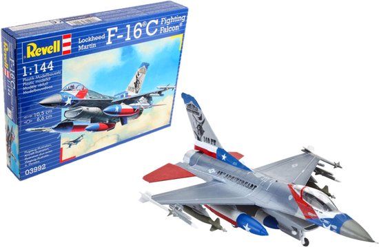 Revell Lockheed Martin F-16C Fighting Falcon Model Kit 1:144 Scale