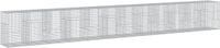 vidaXL Schanskorf - 1200x100x150 cm - Gegalvaniseerd - Zilverkleurig