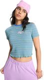 Roxy Bright Lights Baby Korte Mouw Top Groen L Vrouw