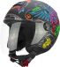 CGM 167s Flo Joy Long Screen Open Helm Zwart XS