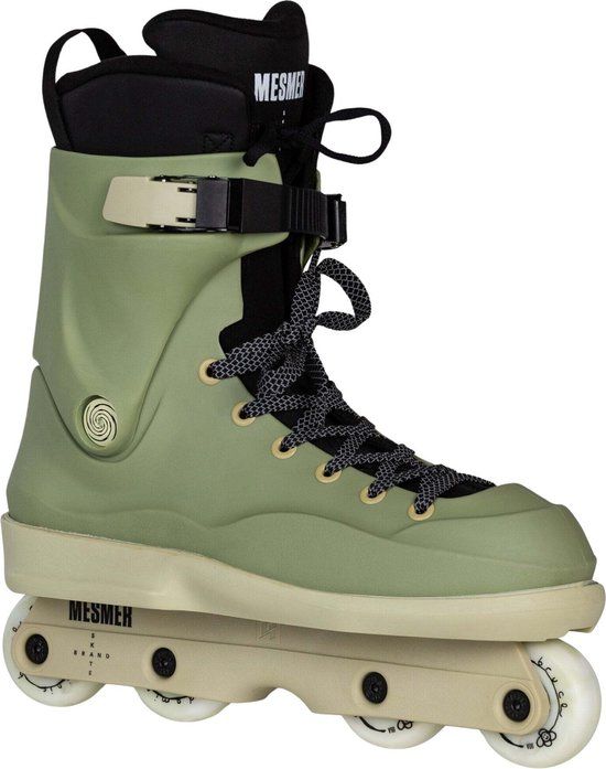 Mesmer Trone Dominic Bruce Aggressive Skates - Groen - Maat 41/42 - Unisex