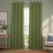 HPD Half Price Drapes Doorvoertule linnen gordijnen 96 inch lange kamer verduisterende gordijnen voor slaapkamer en woonkamer (1 paneel), 50W x 96L, Toscane groen