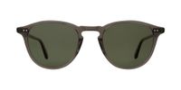 Garrett Leight Hampton Sun Lunettes De Soleil Unisexe Gris Pantos Vert 46mm Polarisé