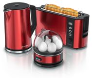 Arendo ontbijtset, 3-delig, rood