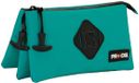Karactermania PRODG Smart Triple Potloden Etui met Rits - Pennenzak - Tekenetui - Groen