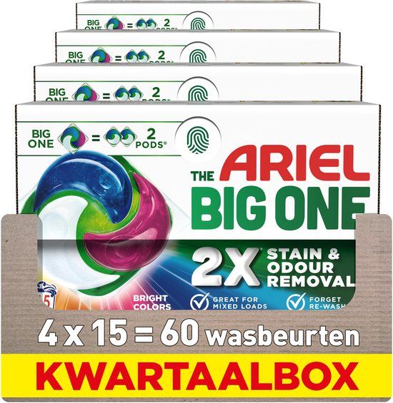 Ariel 3in1 Wasmiddel Pods The Big One Color - 60 wasbeurten