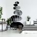 Ambiance Sticker GALETS Vliesbehang voorgelijmd reuzenmuurschilderingen - decoratieve lijm - 120 x 120 cm