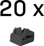 LINDY 47892 RJ45-poortsloten Zwart