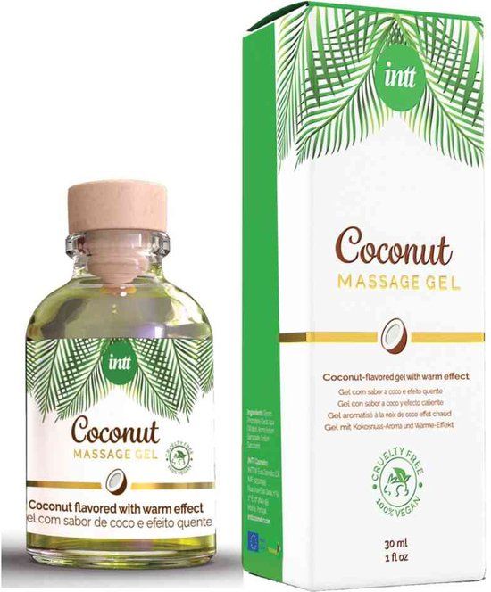 INTT Coconut Verwarmende Massage Gel - 30 ml