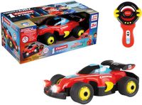 Carrera RC Formula Kidz RC Racer, met nauwkeurige 2,4 GHz controle, schaal 1:20 - stuurbediening, gemakkelijk te rijden, licht en geluiden, 23 cm lang, vanaf 3 jaar, alle batterijen inbegrepen