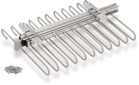 Emuca Uitschuifbaar broekenrek, 11 stangen, volledig uittrekbare geleiders, Staal, Titanium