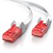 CSL netwerkkabel CAT 6, plat, 15 meter, wit