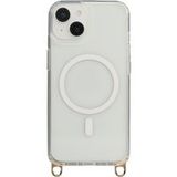 Selencia Rivièra MagSafe Backcover met afneembare haakjes voor de Apple iPhone 14 / 13 - Transparant