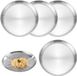 OEM Shenzhen Haorui Industrial Technology Co., Ltd. 4 stuks 20cm ronde roestvrijstalen borden