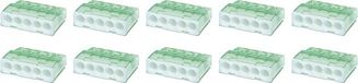 BES LED Vintex Lasklem - 5 Polig - 0.2-2.5 mm2 - Wit - 10 Stuks