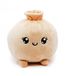 Joy Toy Plushi Dumpling pluche dier, zacht, 20 x 20 x 20 cm