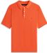 Tommy Hilfiger Herren Poloshirt L Kurzer Ärmel Baumwolle Orange