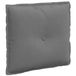 vidaXL Coussin de dossier Gris foncé 50 x 45 cm Microfibre Tissu