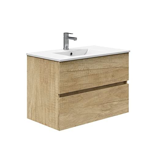 Baikal Trix Badkamermeubel - 60 cm - 2 laden - Wandmontage - 8422325589213