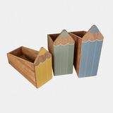 Loberon Organizer set van 3 Sønvik bruin
