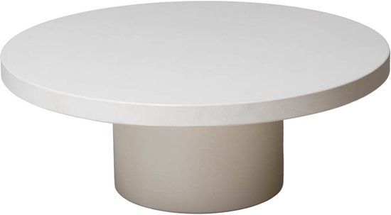 Giga Meubel Salontafel Eden - Beige Composiet - 90x90x30cm