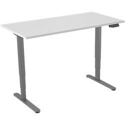 Euroseats Zit-sta bureau 2-motor Grijs 160 x 80 x 127,05 cm