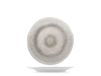 H&H Set van 6 dessertborden Selene van melamine met reactief effect, grijs, diameter 23 cm