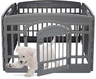 Iris Ohyama Puppyren - Binnen & Buiten - Eco Grijs - 91.5x91.5x60cm